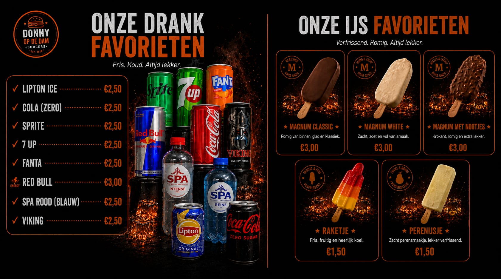 Dranken & IJsjes — Onze favoriete dranken en ijsjes